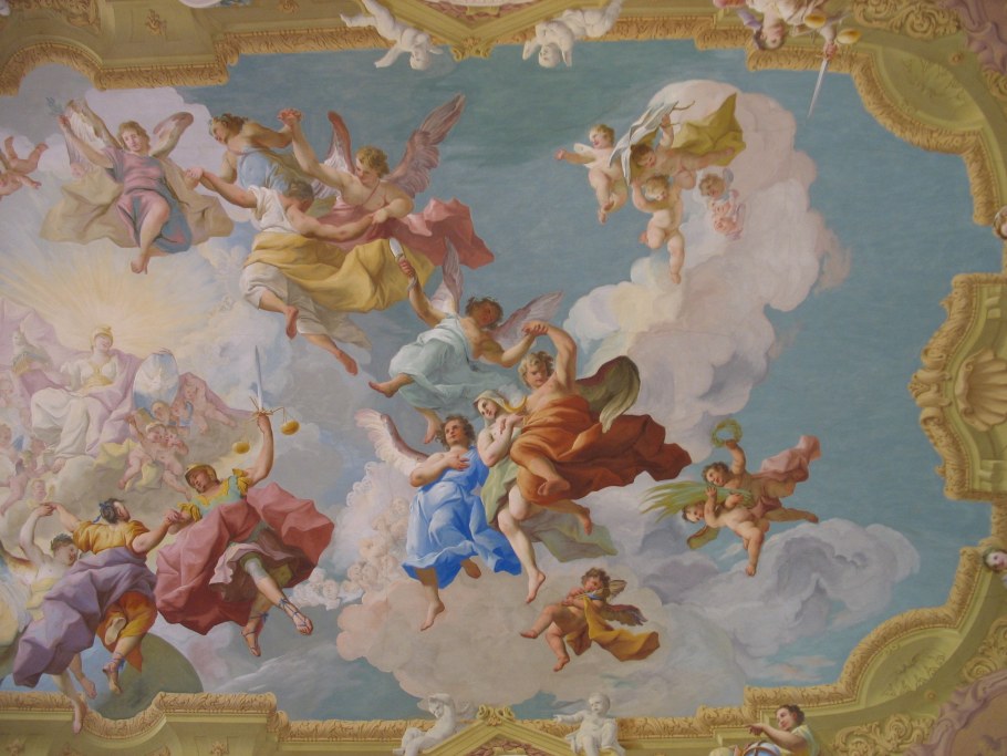 Потолок из фрески