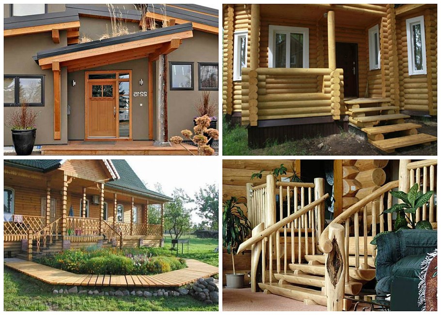 Ступеньки для дачного домика