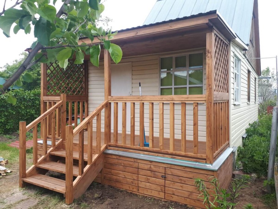Крылечко для бани