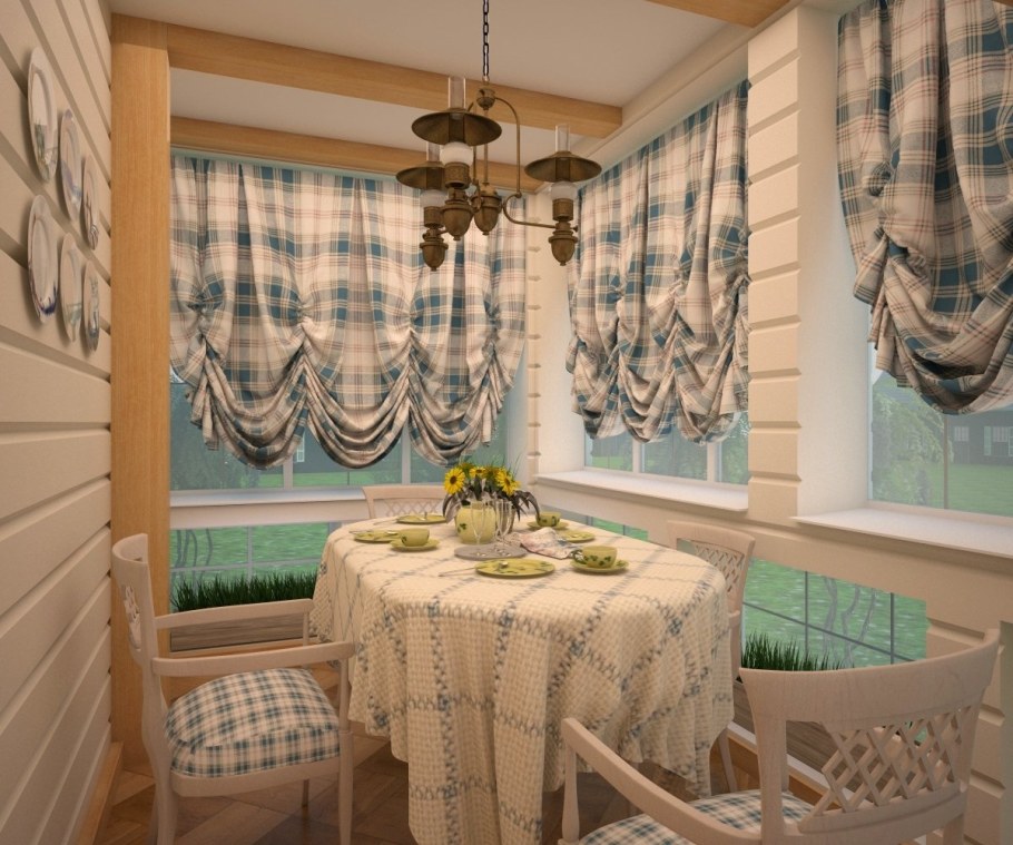 Шторы для маленьких окон в деревянном доме