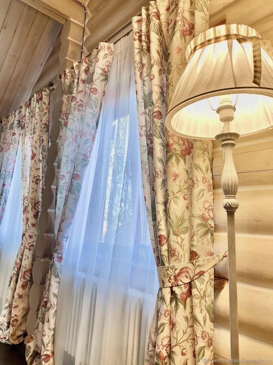 Занавески на кухню на дачу