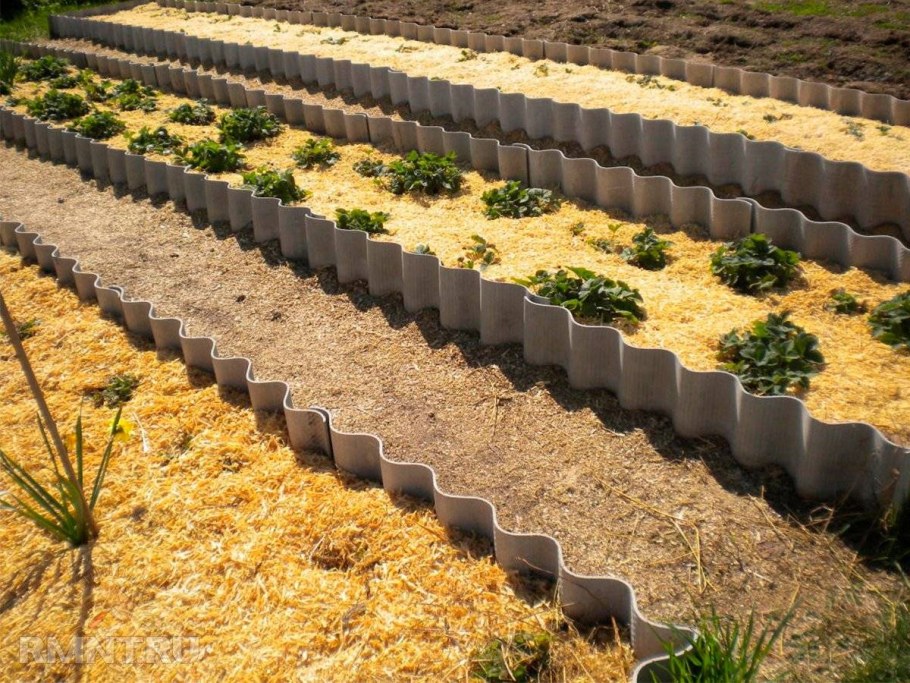 Бордюрная лента для грядок