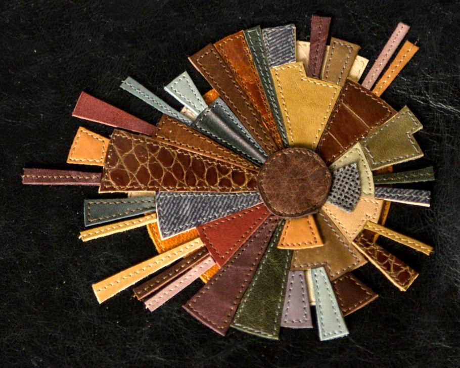 Кожаный пэчворк Светланы Целенковой