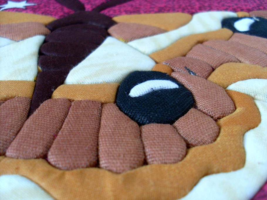 Из кусочков ткани