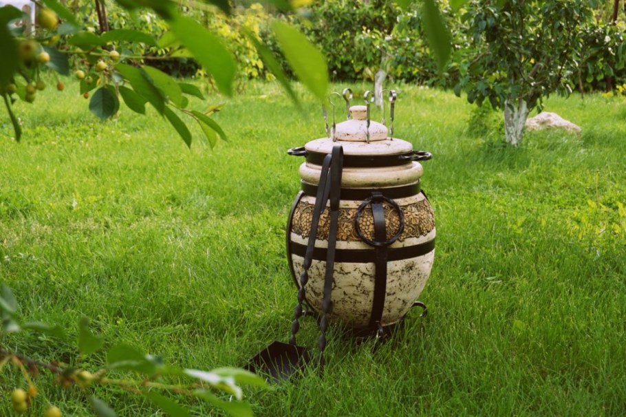 Сибирский тандыр из кирпича