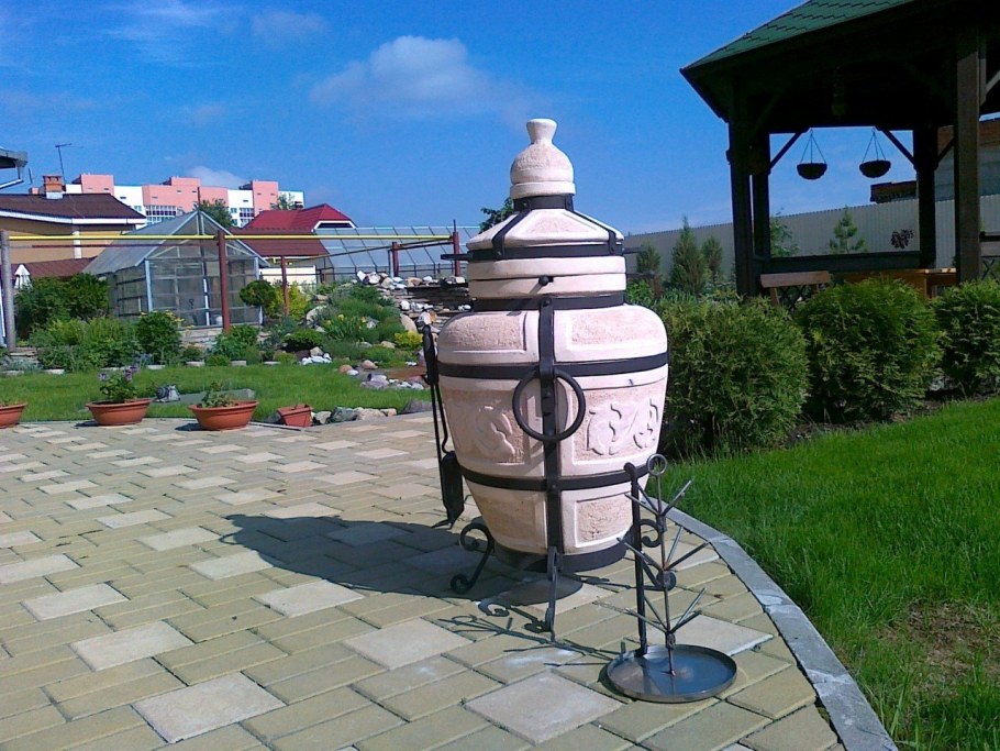 Тандыр из кирпича м200