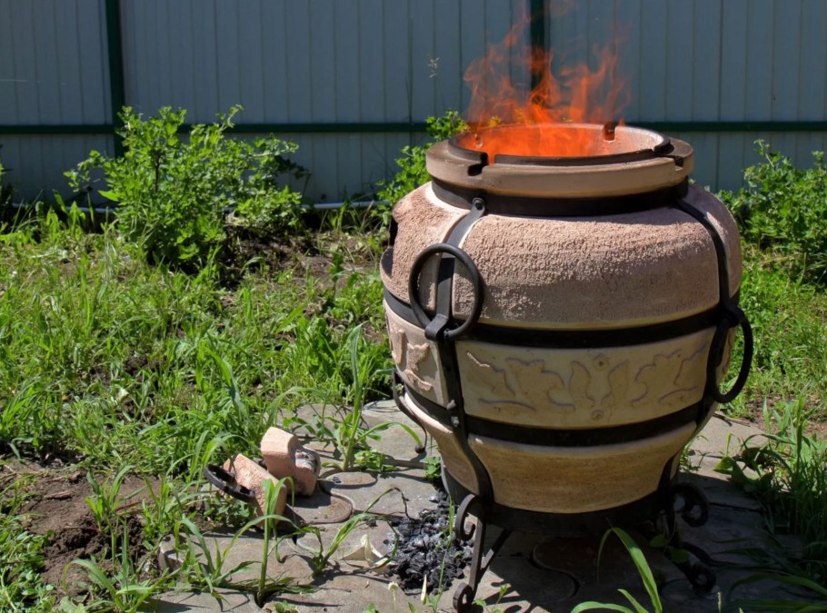 Место для тандыра на даче