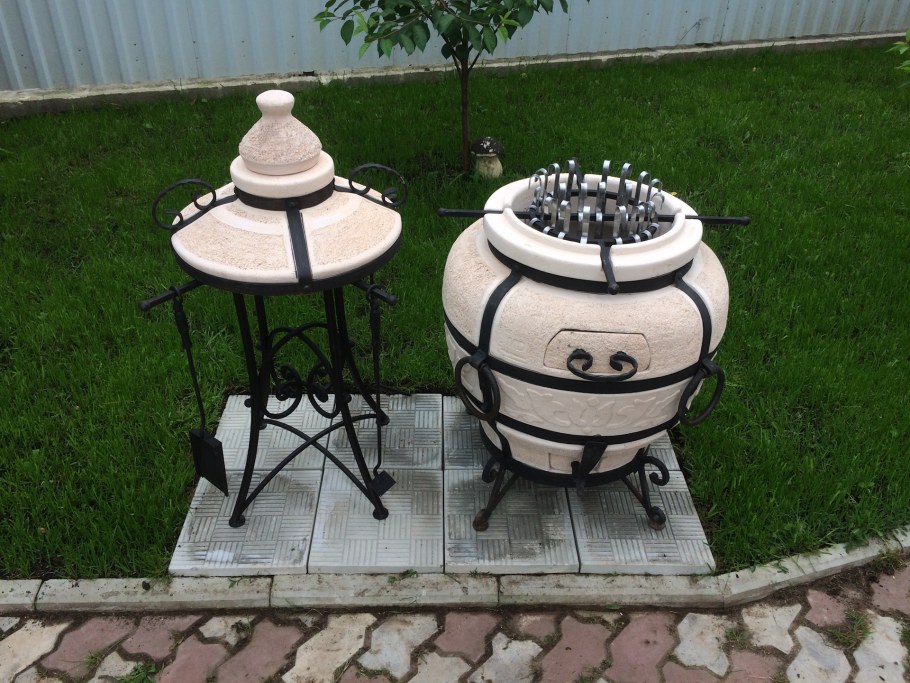 Казан на даче