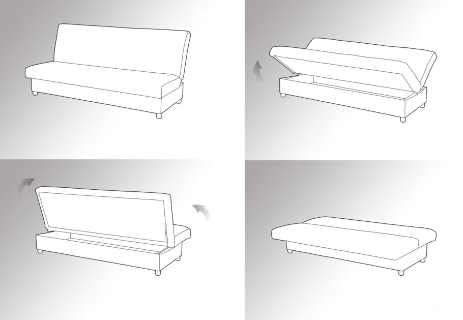 Диван-кровать "Ника" книжка