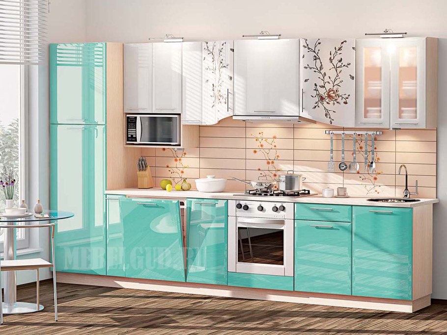 Кухня София Аквамарин модульная
