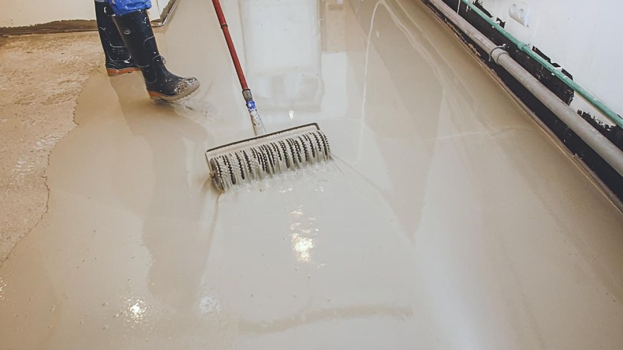 Тонкослойный полимерный пол