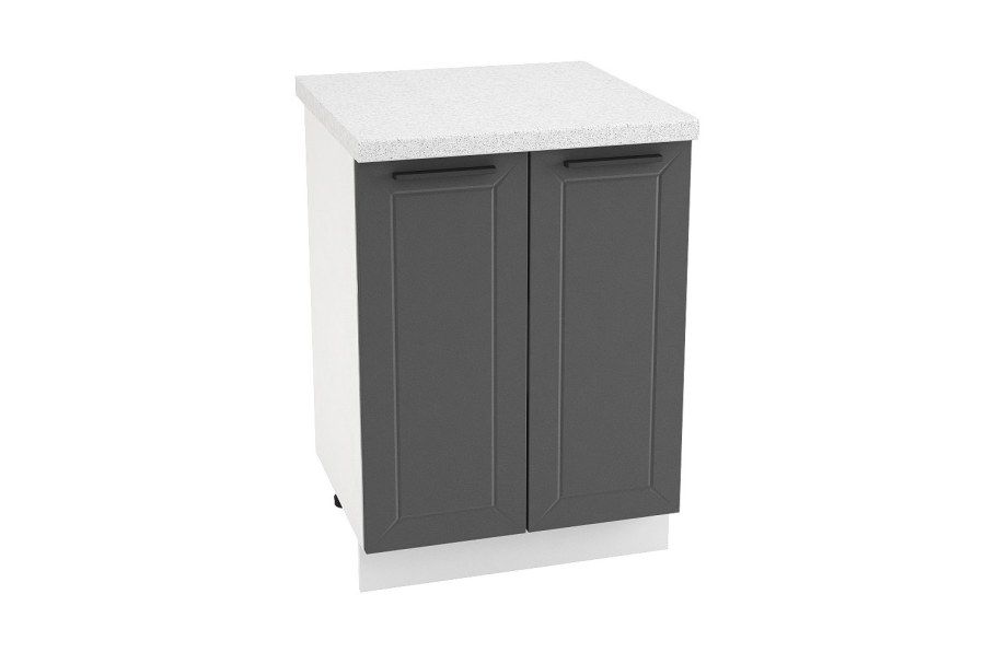 Шкаф Нижний 600м, ШН 600м (Гейнсборо Силк/корпус белый)