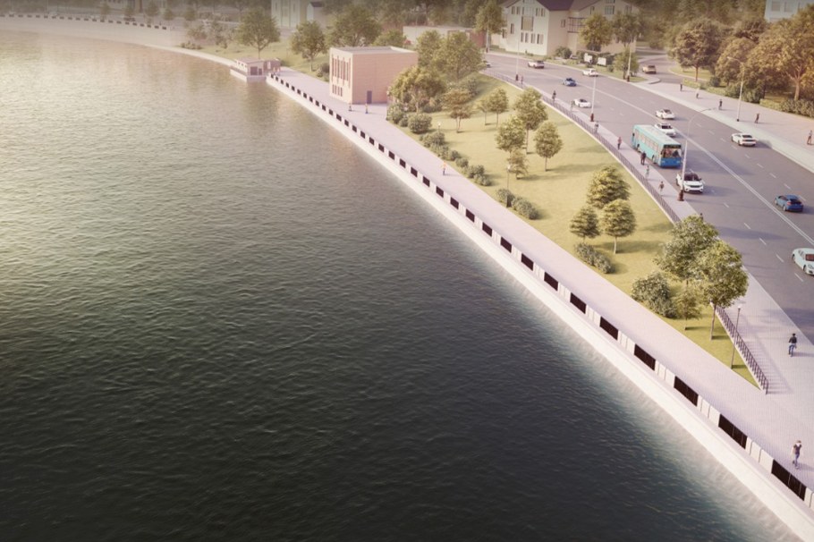 Реконструкция Симоновской набережной 2020