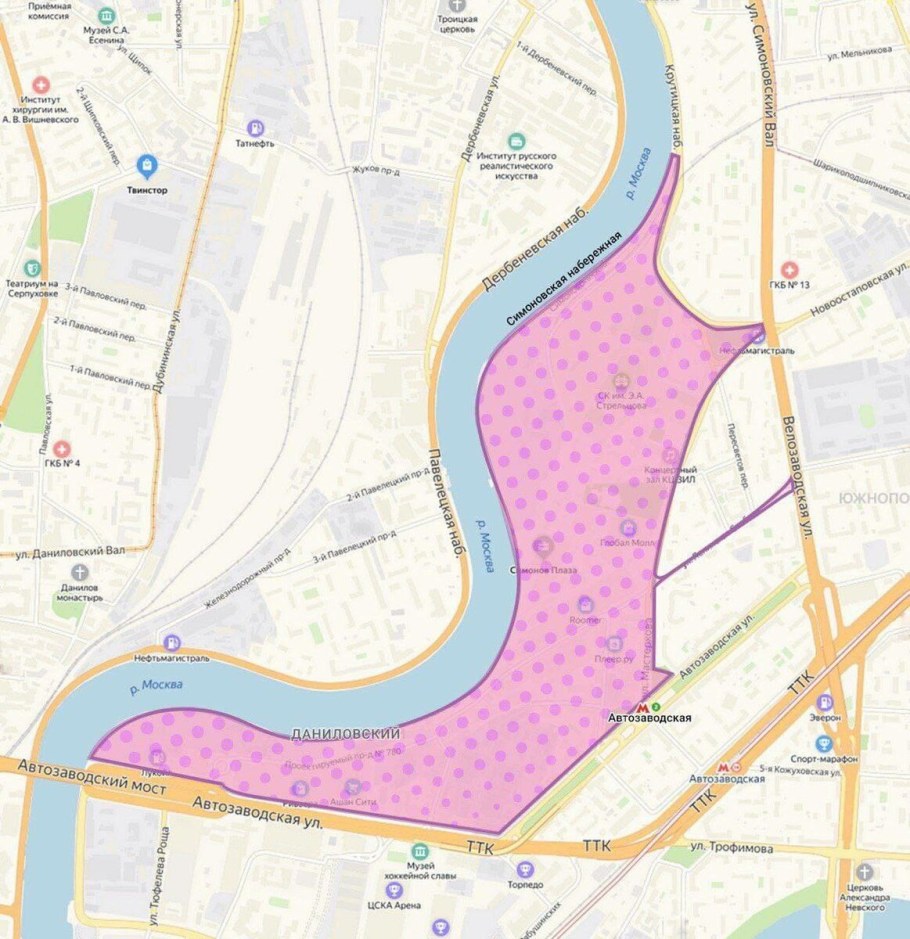 Реконструкция Симоновской набережной проект