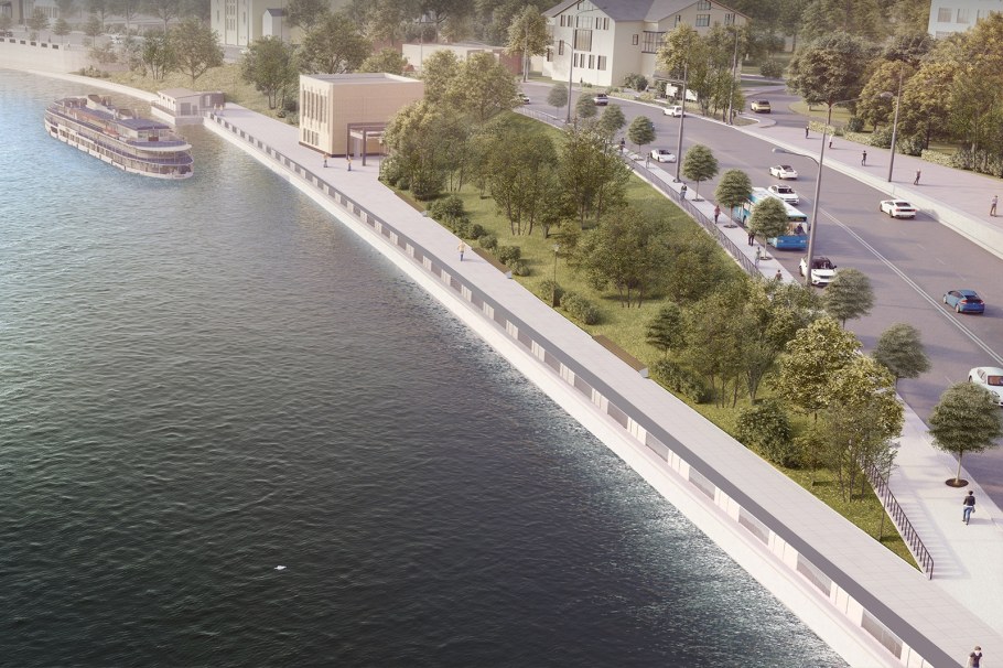 Реконструкция Симоновской набережной проект