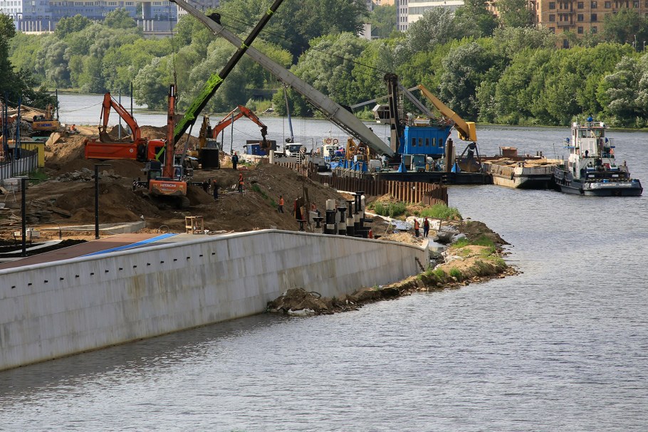 Крутицкая набережная реконструкция