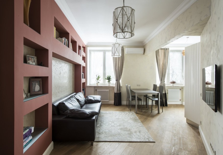 Интерьер двухкомнатной сталинки