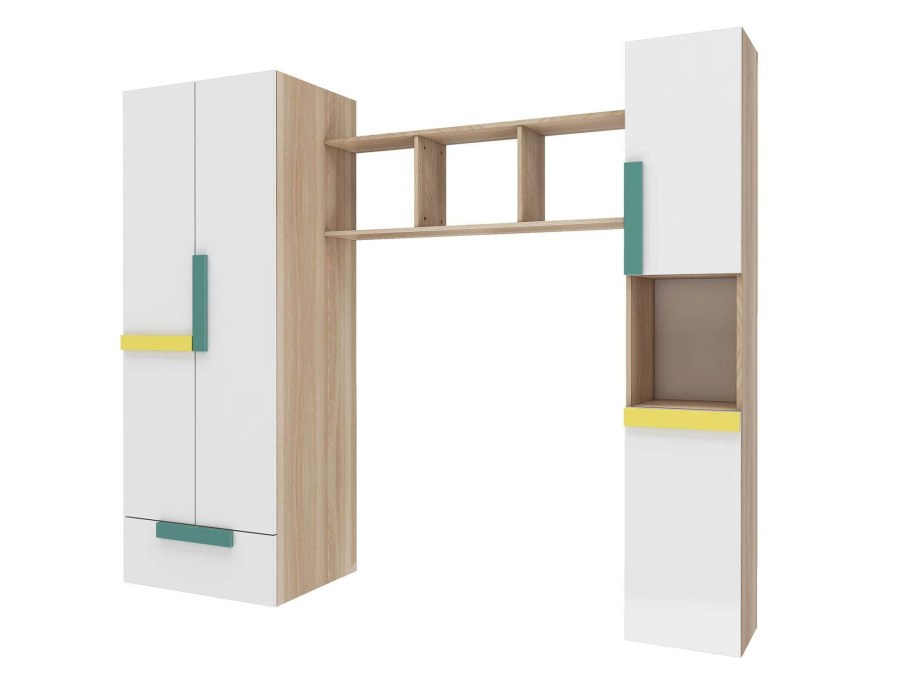 Умка СТЛ.302.01 стенка ясень Лион песочный/белый