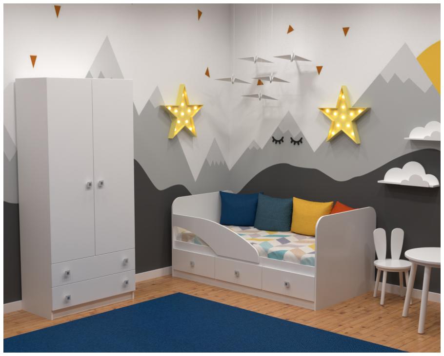 Шкаф Умка детский Династия мебели