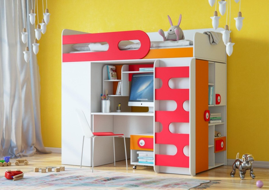 Детский уголок с кроватью