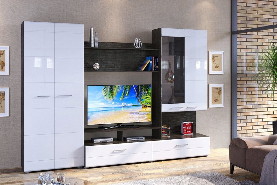 Стенка Багира дуб сонома