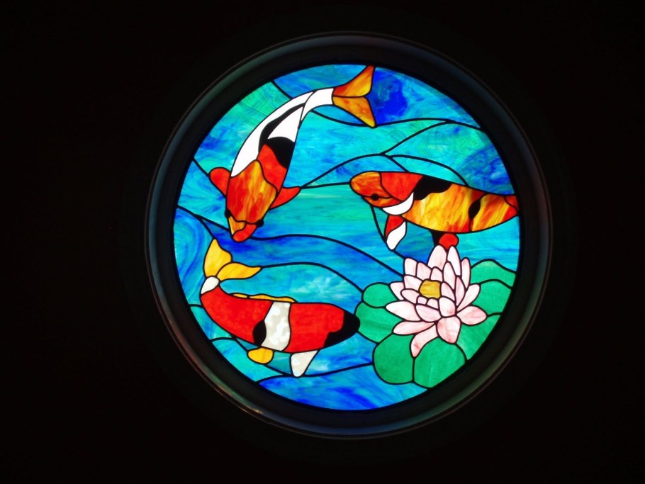 Витраж круглой формы