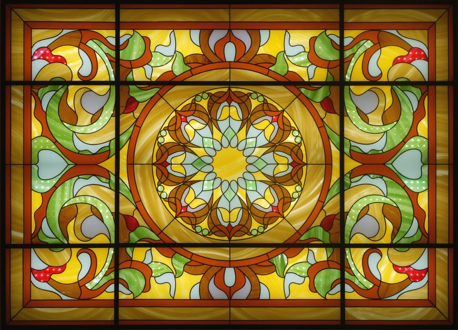 Витраж потолочный текстура