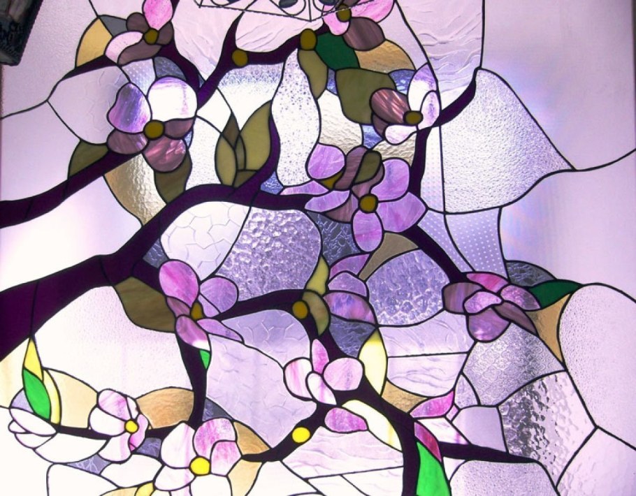 Витраж Тиффани Сакура