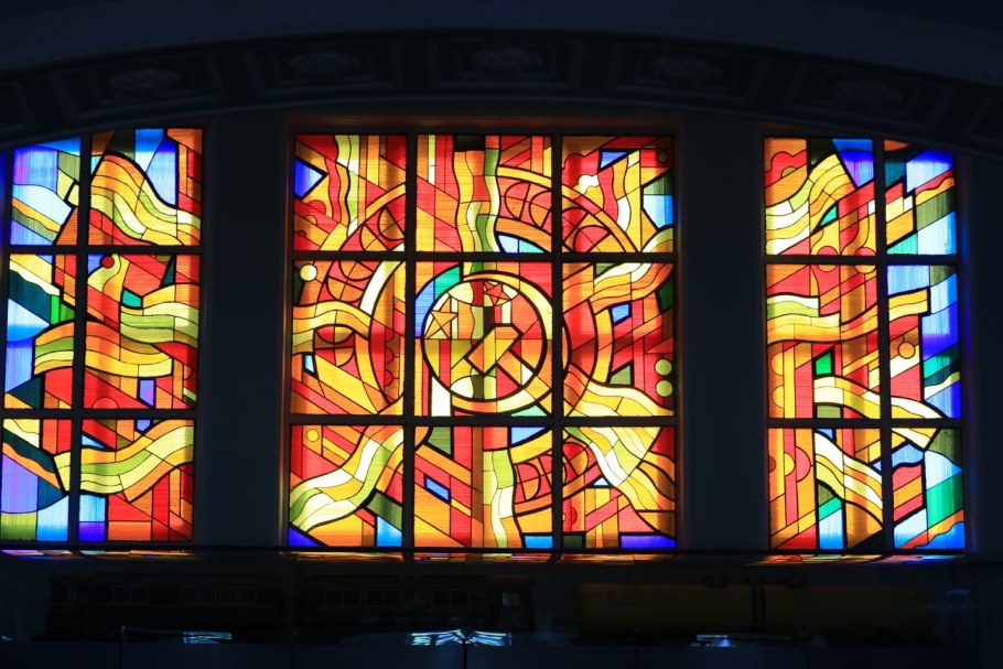 Витраж космос СССР