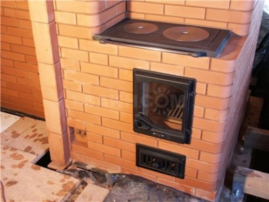 Печь кирпичная шведка кирпичная