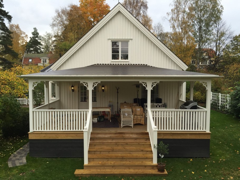 Садовый домик из минибруса 5х4,5