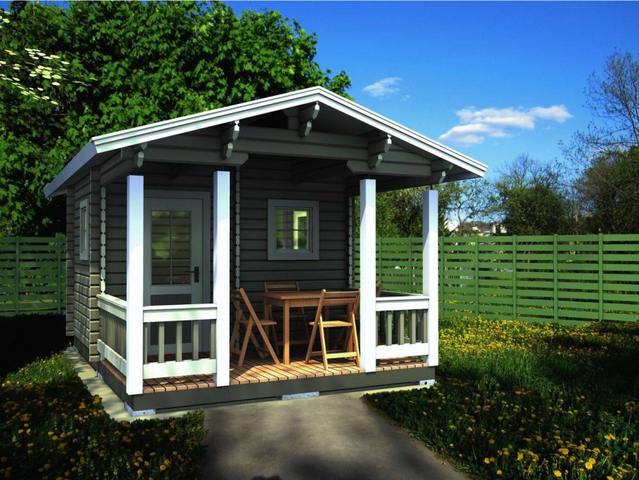 Баня из минибруса 6х3