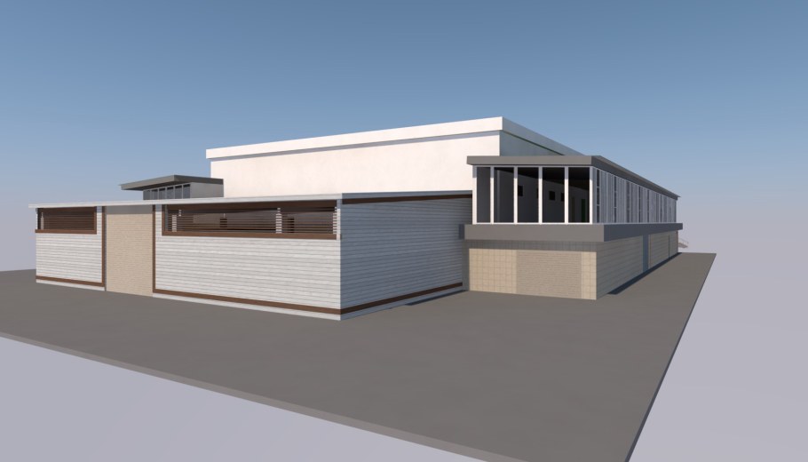 Реконструкция здания с пристройкой