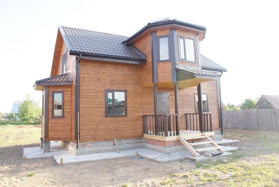 Отделка пристройки