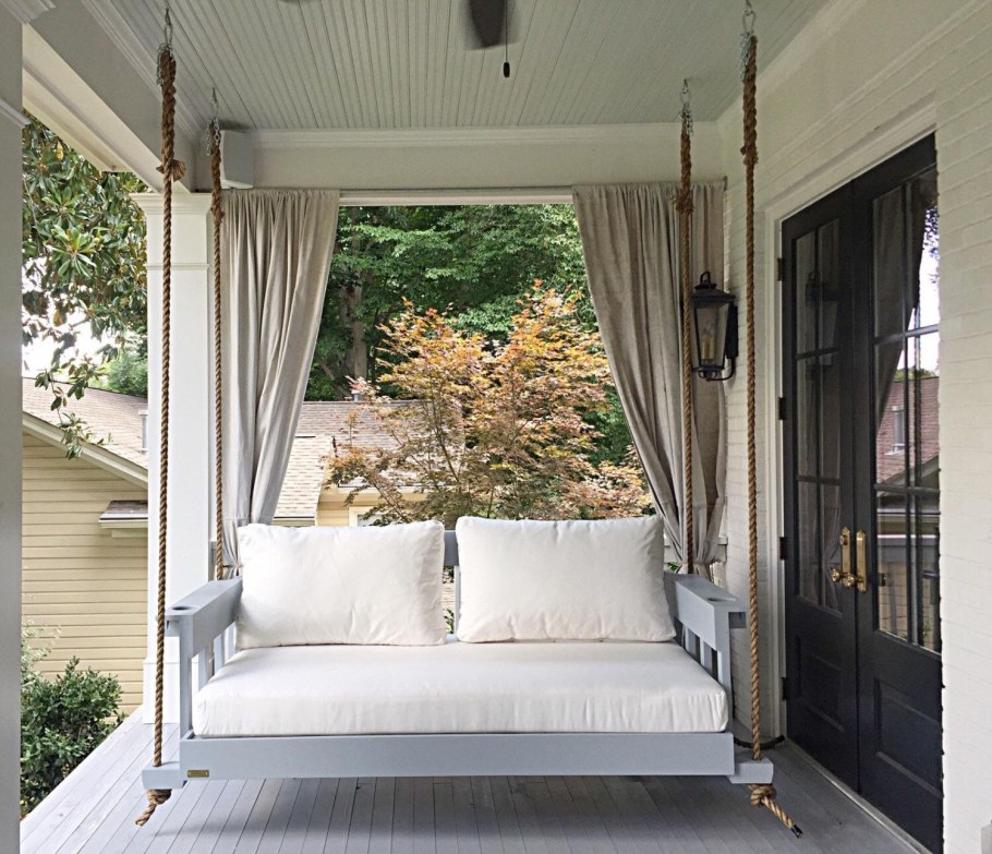 Качели на террасу подвесные