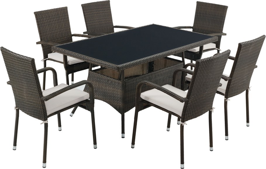 Комплект плетеной мебели yr821a Brown/Beige