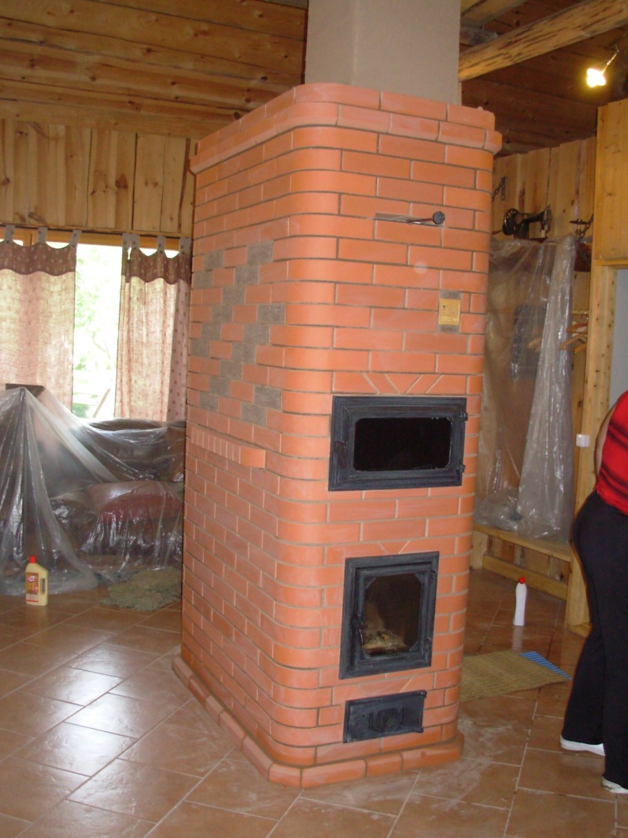 Rocket Stove из кирпича