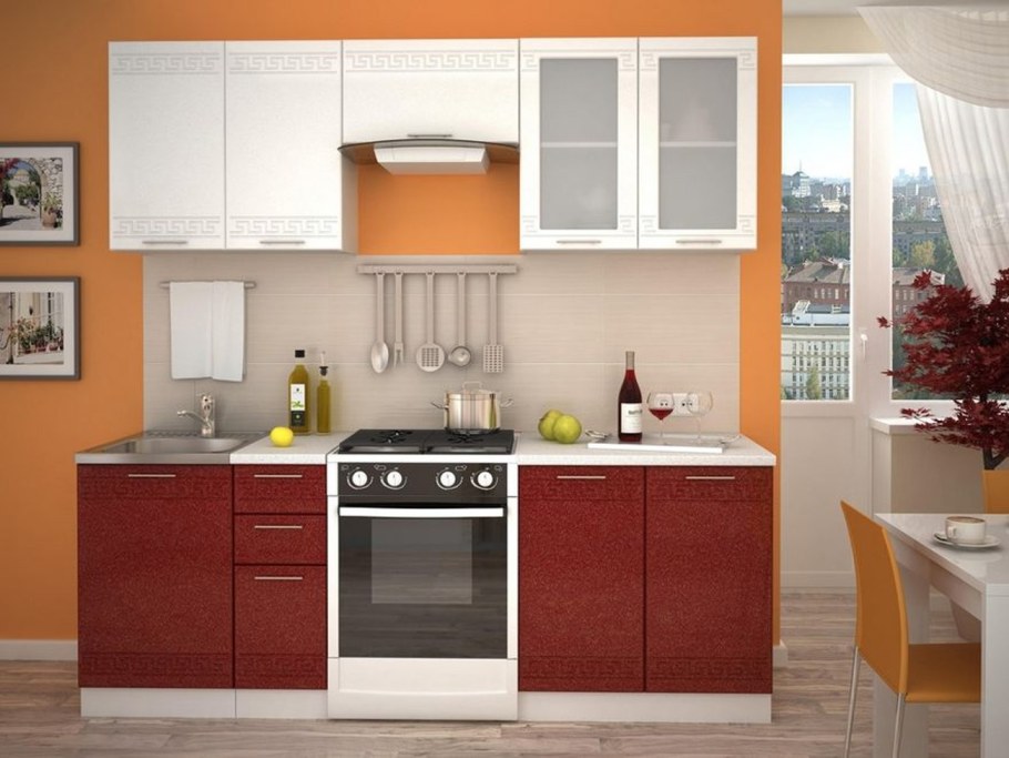 Кухня Греция Сурская мебель