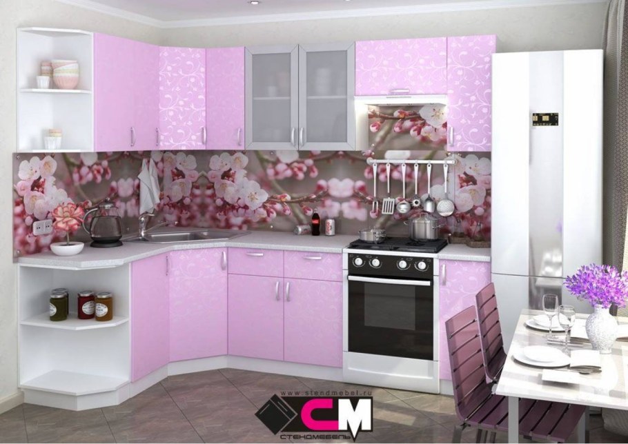 Кухня Лира МДФ ольха