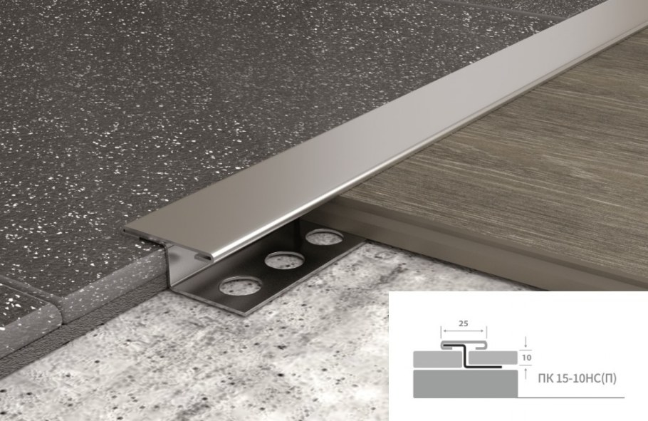 Z-образный стыковочный профиль Profilpas ер125