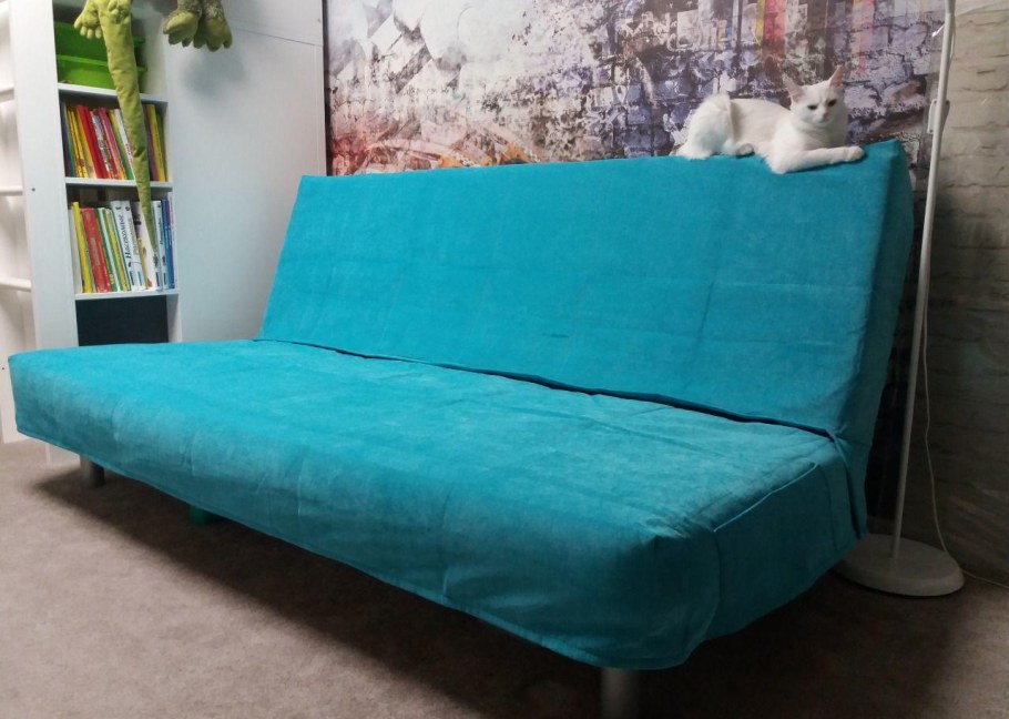 Диван икеа БЕДИНГЕ синий