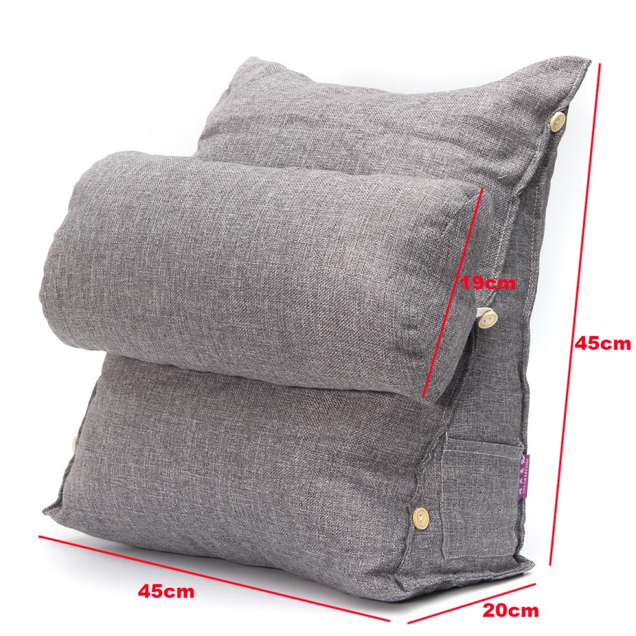 Подушка анатомическая под спину с подголовником Visco