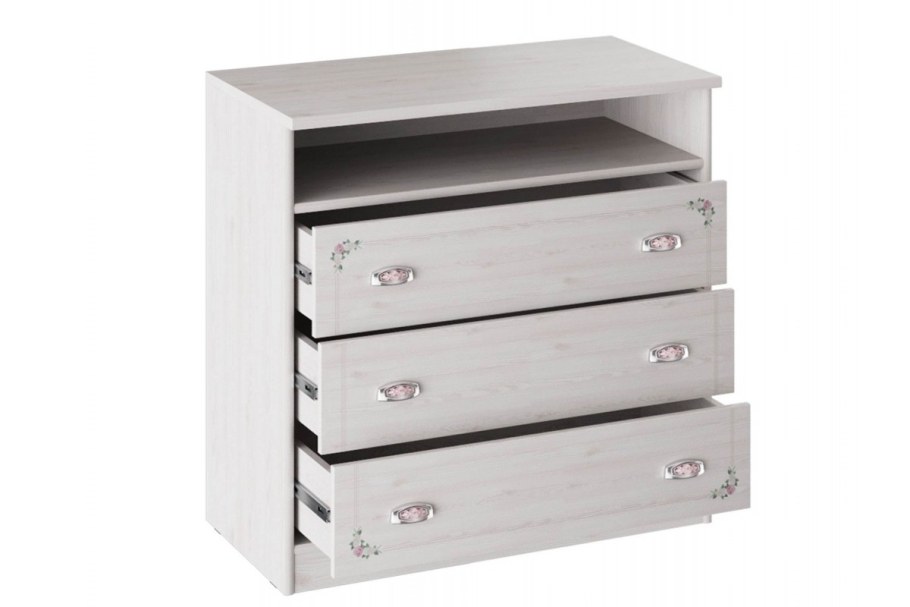 Комод со стеклом Ариэль км-3 Шагус