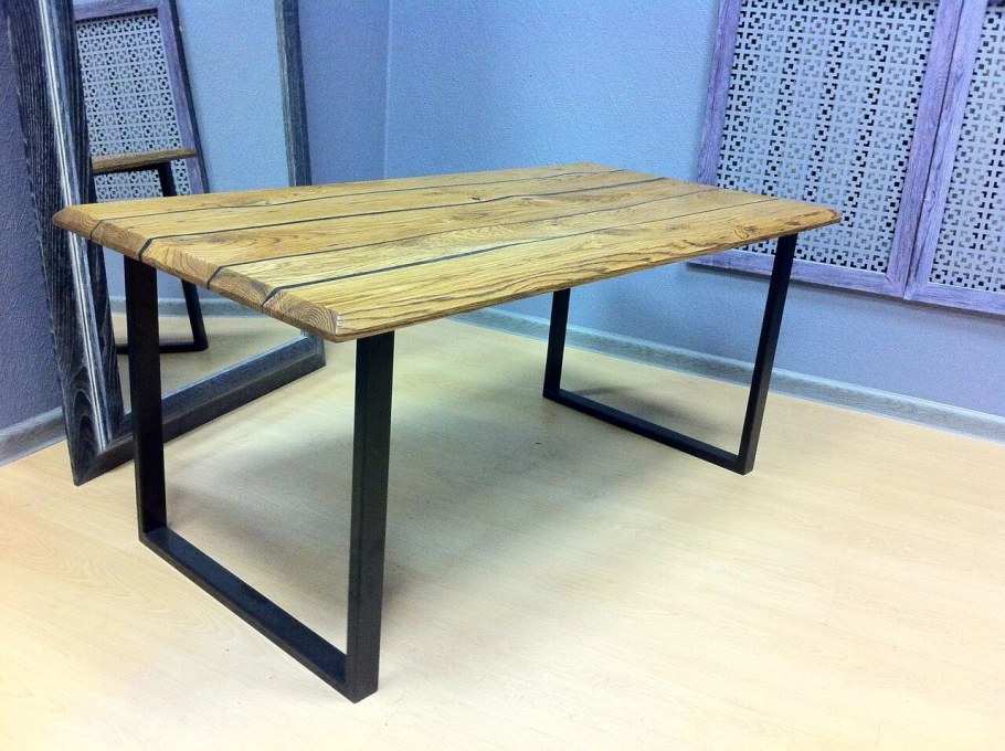 Кухонный стол лофт дуб Кельтик