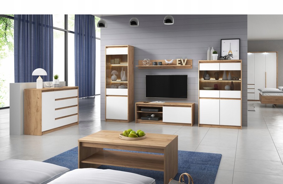 МДФ шпон ясень белый эмаль