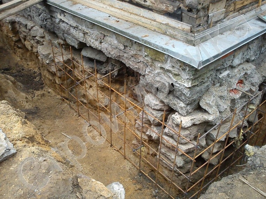 Усиление фундамента