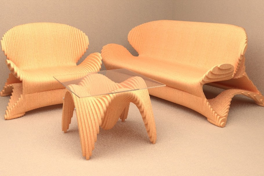 Диван из фанеры