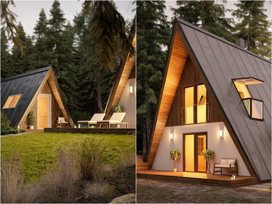 Домик шалаш Манская Заимка