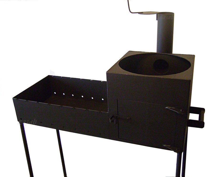 Мангал своими руками из металла чертежи Размеры с казаном