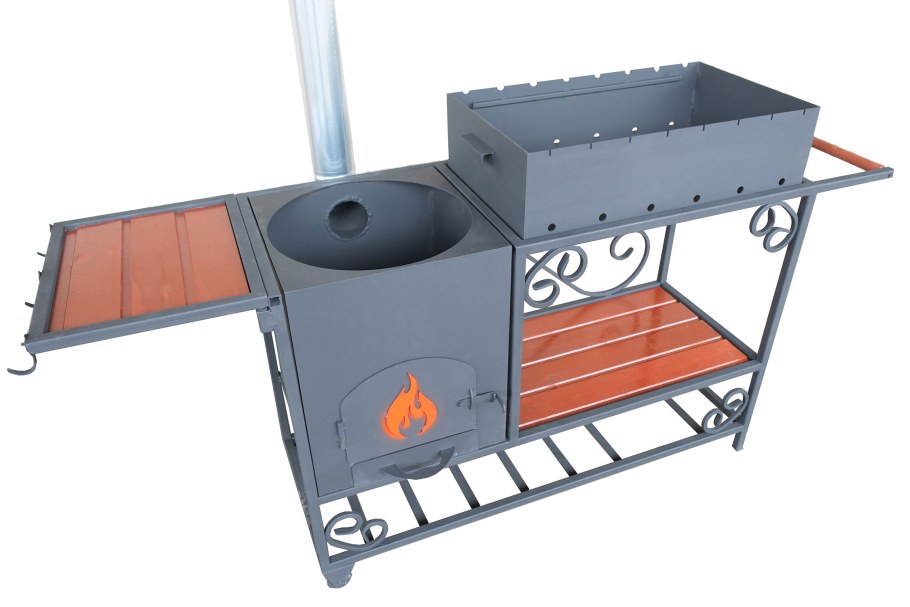 Барбекю мангал + казан порядовка